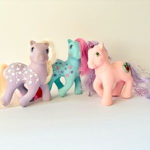 Vintage My Little Pony G1 Lot of 3